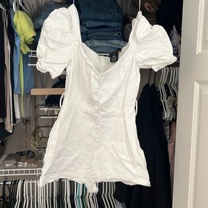 Adorable denim romper never worn